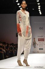 Model walk the ramp for Rahul Singh Show at Wills Lifestyle India Fashion Week 2012 day 4 on 9th Oct 2012 (20).JPG